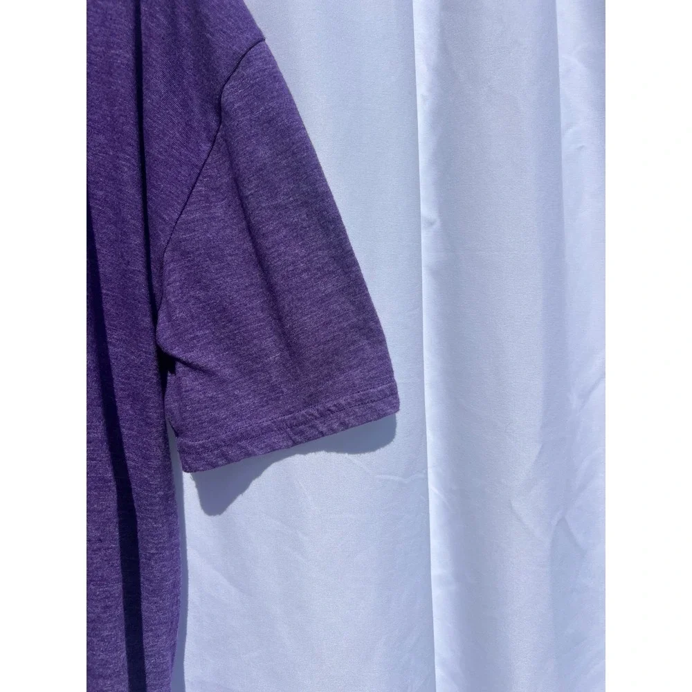 Minnesota State Mavericks T-Shirt Purple Heather Graphic Tee Mens XX Large - Picture 4 of 12